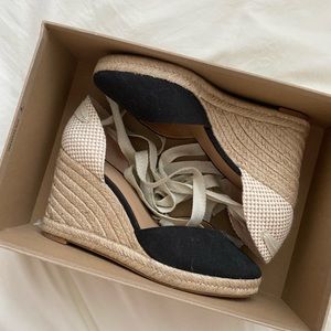 Brand New Black Espadrilles from Reformation